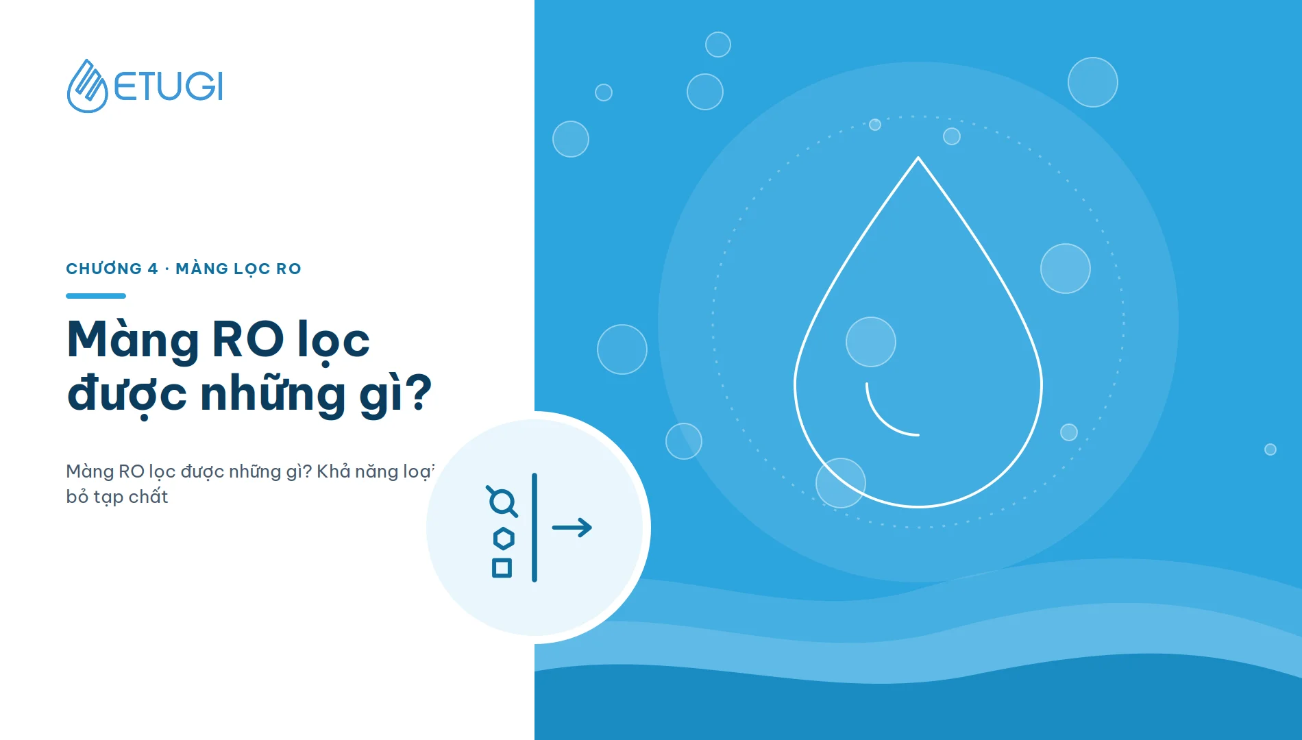 Màng RO lọc được những gì? Khả năng loại bỏ tạp chất trong nước