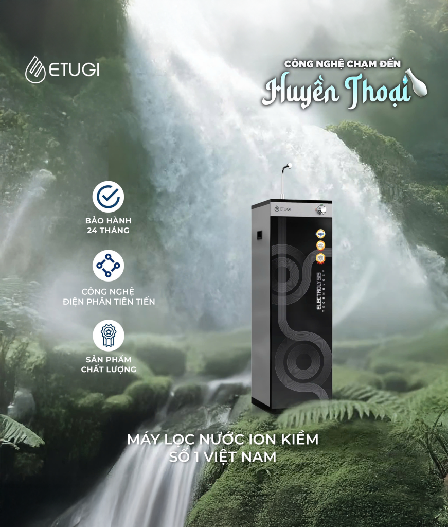 Máy Lọc Nước Ion Kiềm ETUGI ETG102T-SX