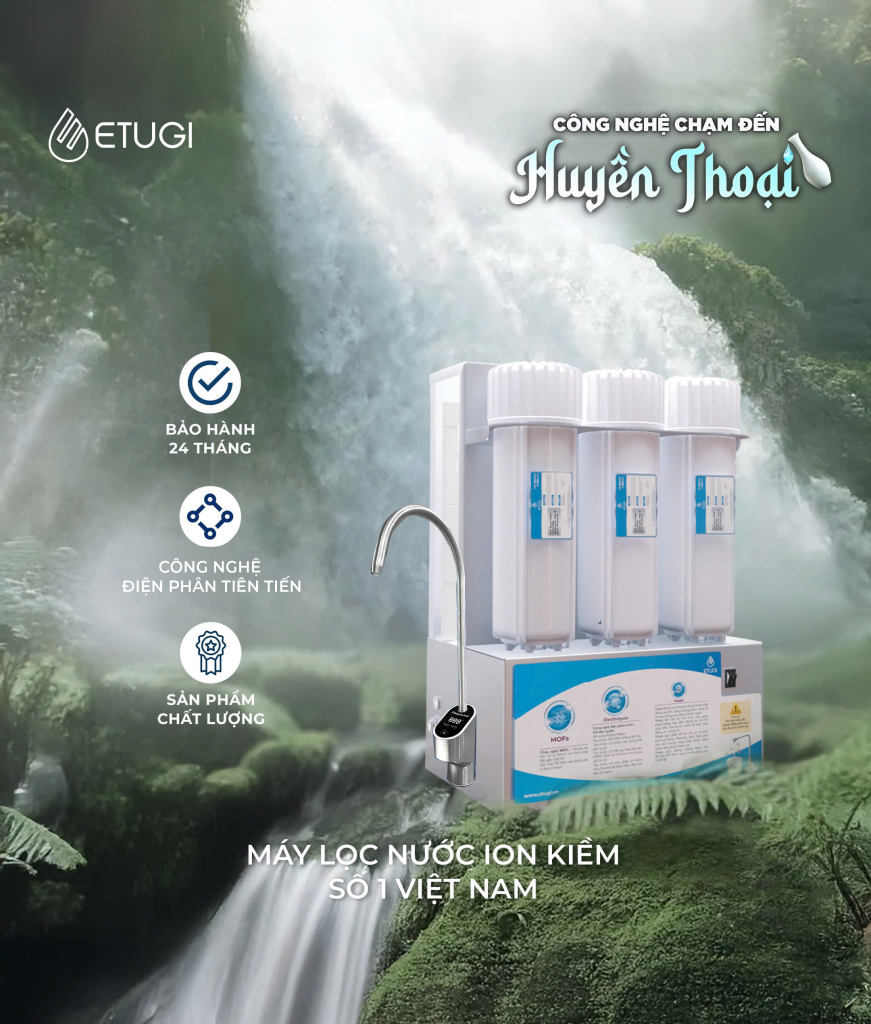 Máy Lọc Nước Ion Kiềm Để Gầm ETUGI ETG102G-C