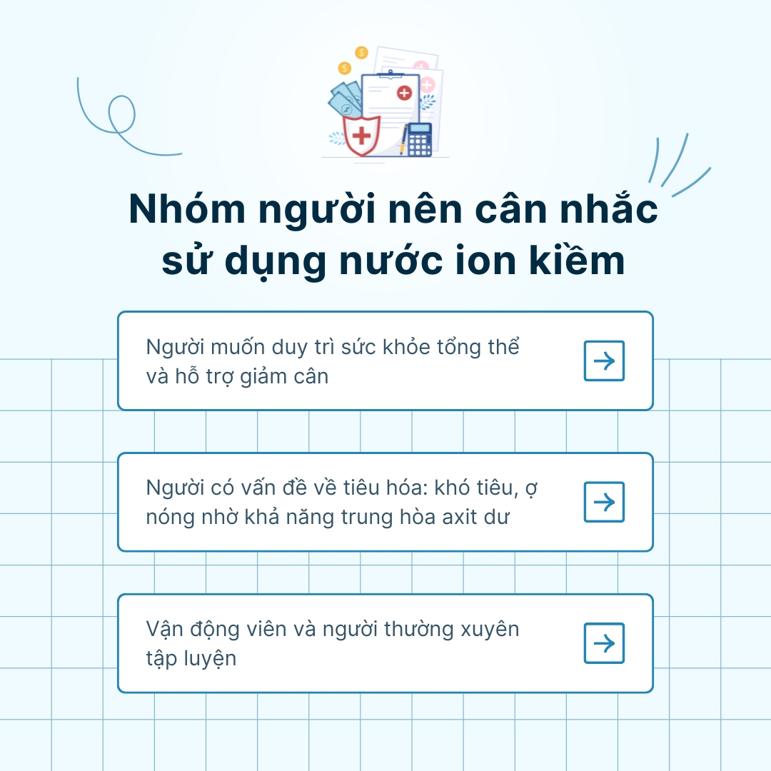 ai nên uống nước ion kiềm