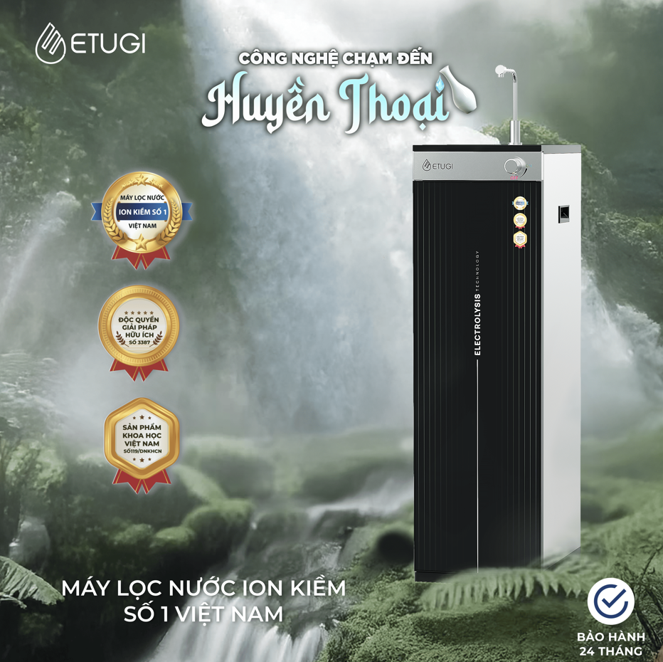Máy lọc nước ion kiềm ETUGI ETG102 KB