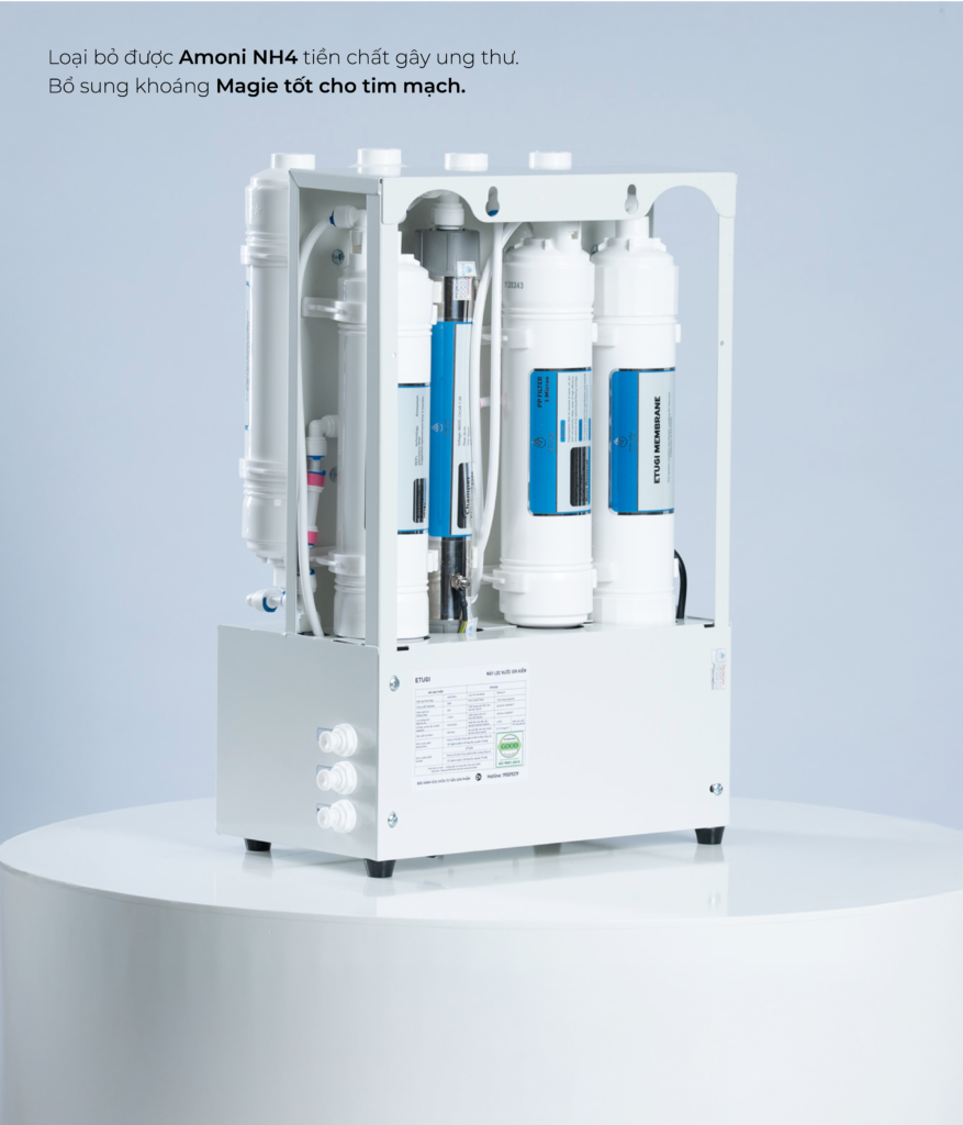 Máy Lọc Nước Ion Kiềm Để Gầm ETUGI ETG102G - ảnh 5