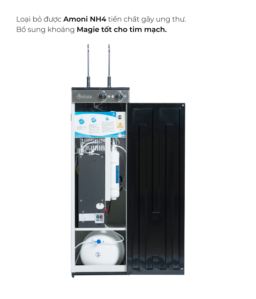 Máy Lọc Nước Ion Kiềm 3 chế độ nước nóng – nguội – lạnh ETG102NL-SX - ảnh 5