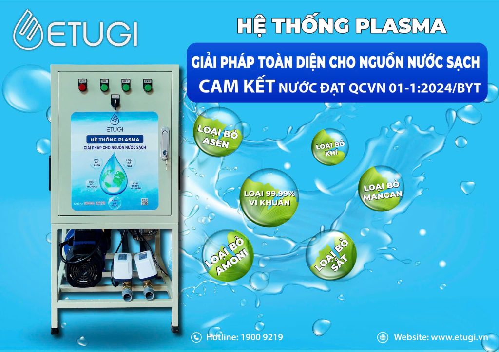Hệ Thống Xử Lý Nước Plasma ETUGI ETG-PL15 Trong Nhà - ảnh 4