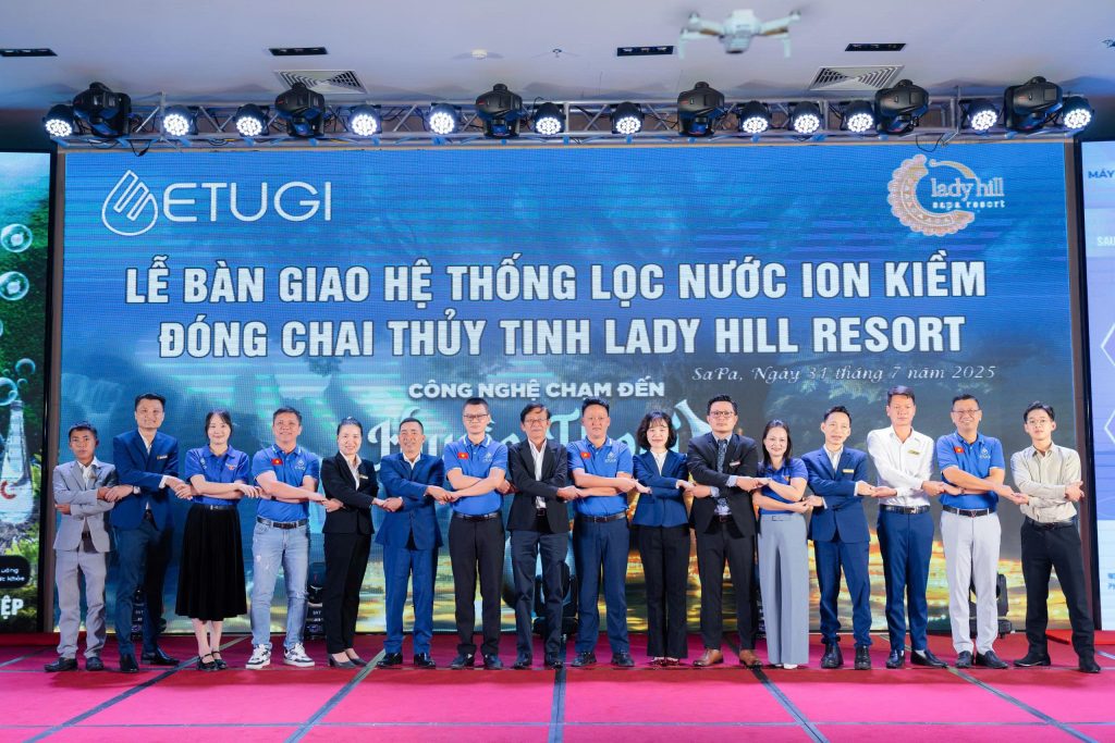💧 BÀN GIAO HỆ THỐNG LỌC NƯỚC ION KIỀM ĐÓNG CHAI THỦY TINH TẠI LADY HILL RESORT – SAPA